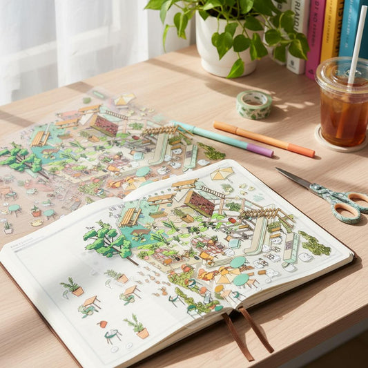 The Ultimate Guide to DIY Sticker Scene Books for Scrapbooking & Planners