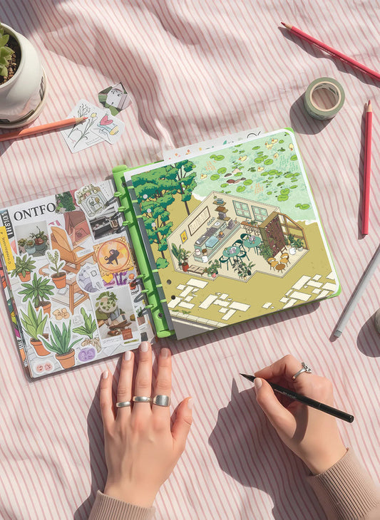 10 Aesthetic Journaling Ideas Using 3D Stickers